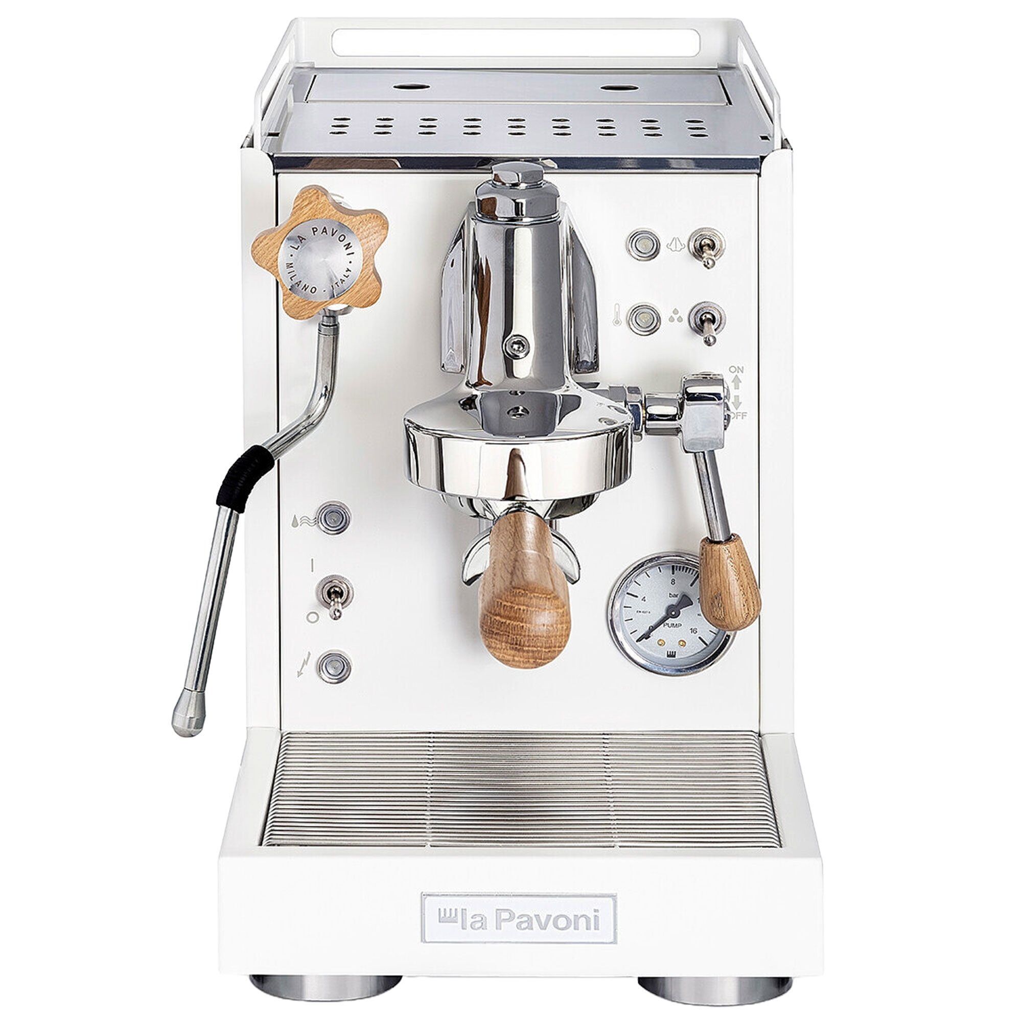 La Pavoni Cellini Mini Espressomaskine Hvid