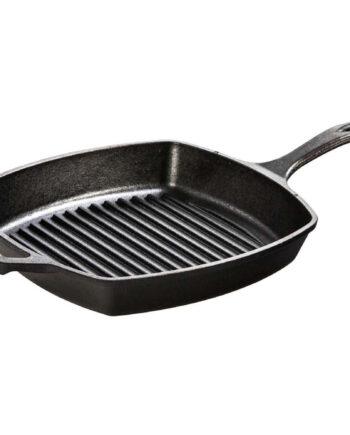Lodge Kvadratisk Grillpande Støbejern 26   26   Cm