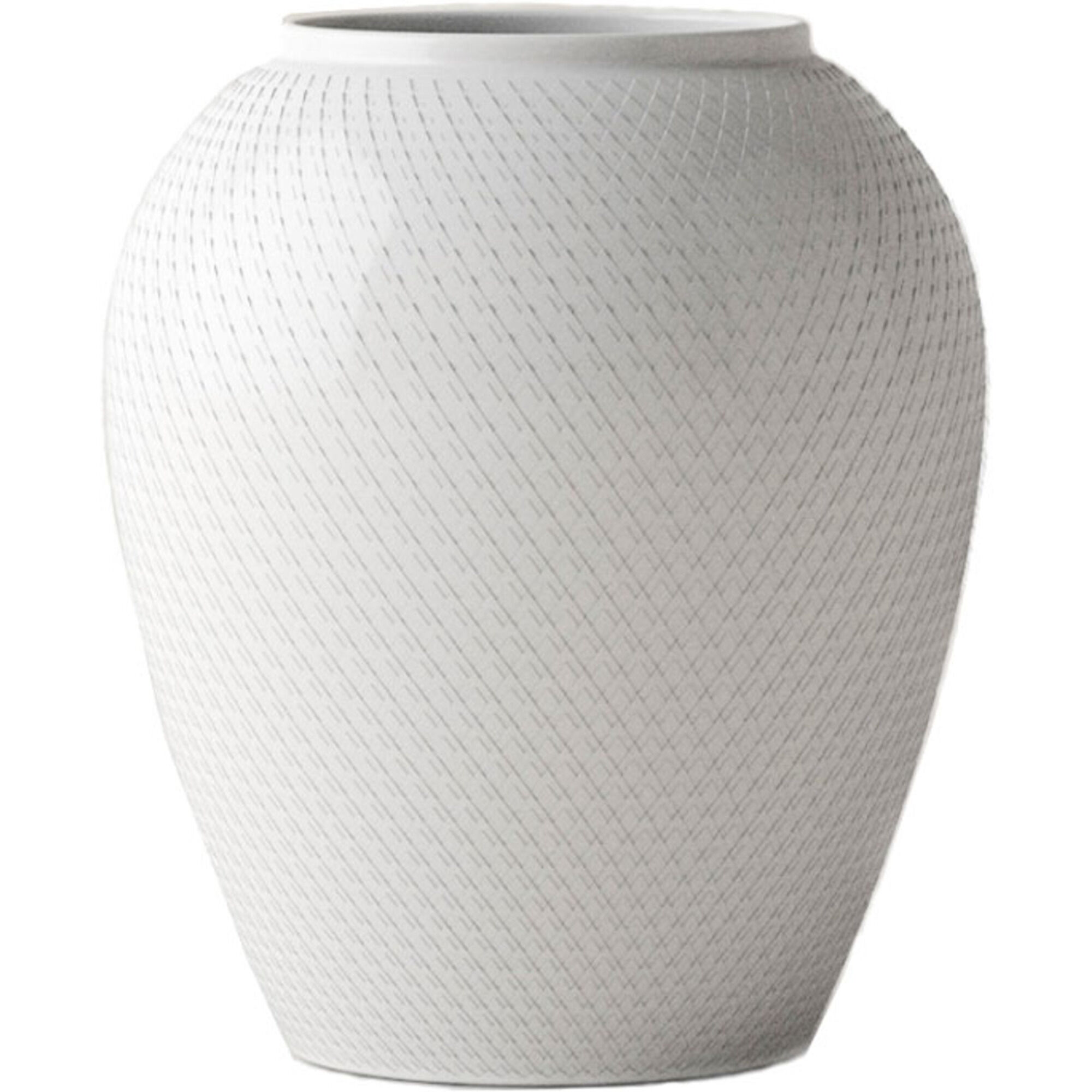 Lyngby Porcelæn Rhombe Vase 25 Cm