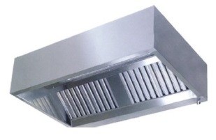 1100mm Emhætte Rustfri Stål Dim : 3000 1100 450 Mm