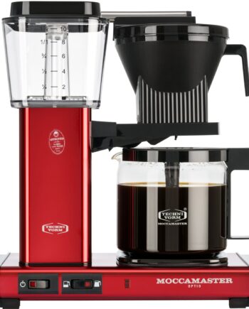 Moccamaster Optio Kaffemaskine   25 Liter  Red Metallic