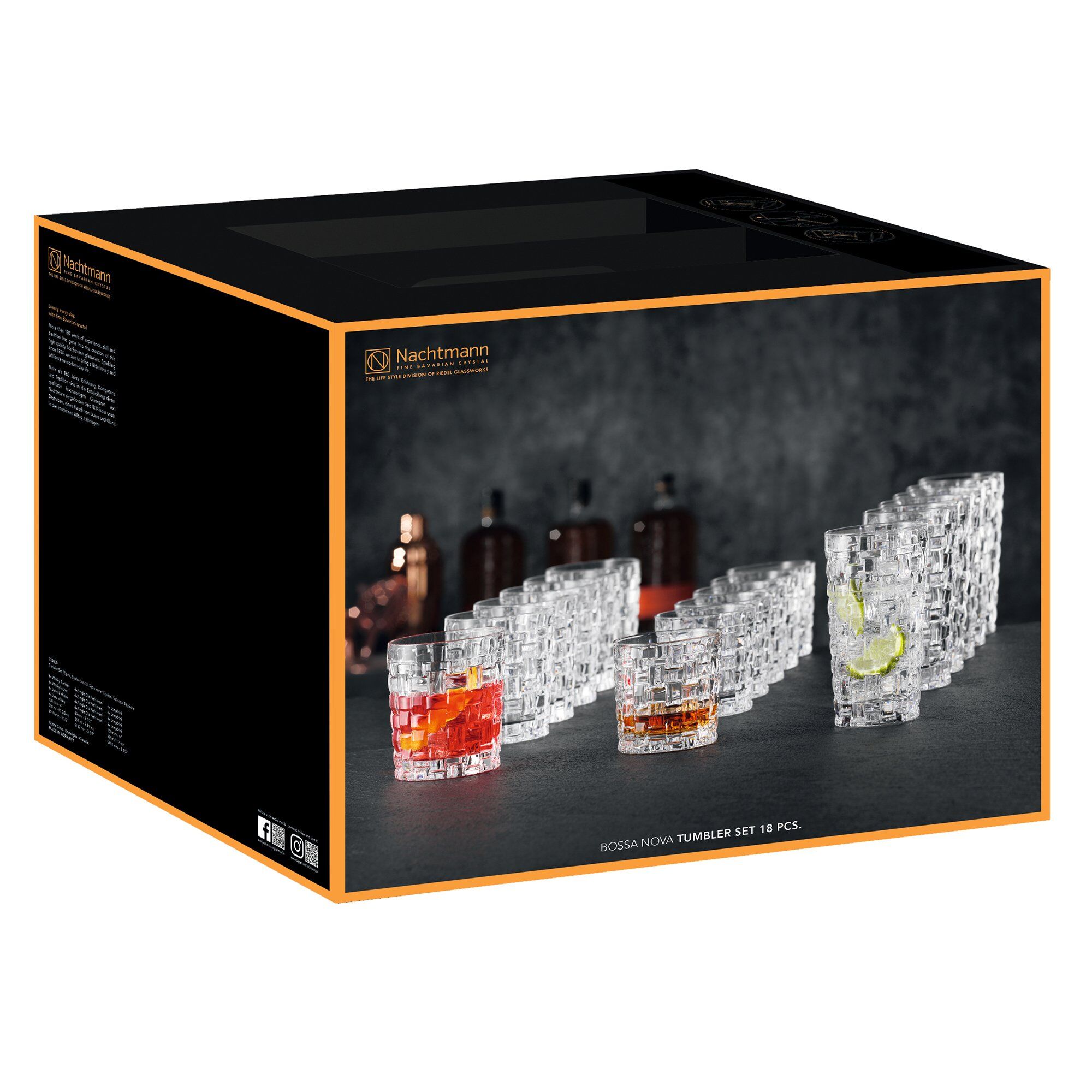 Bossa Nova Barsæt 18 Glas