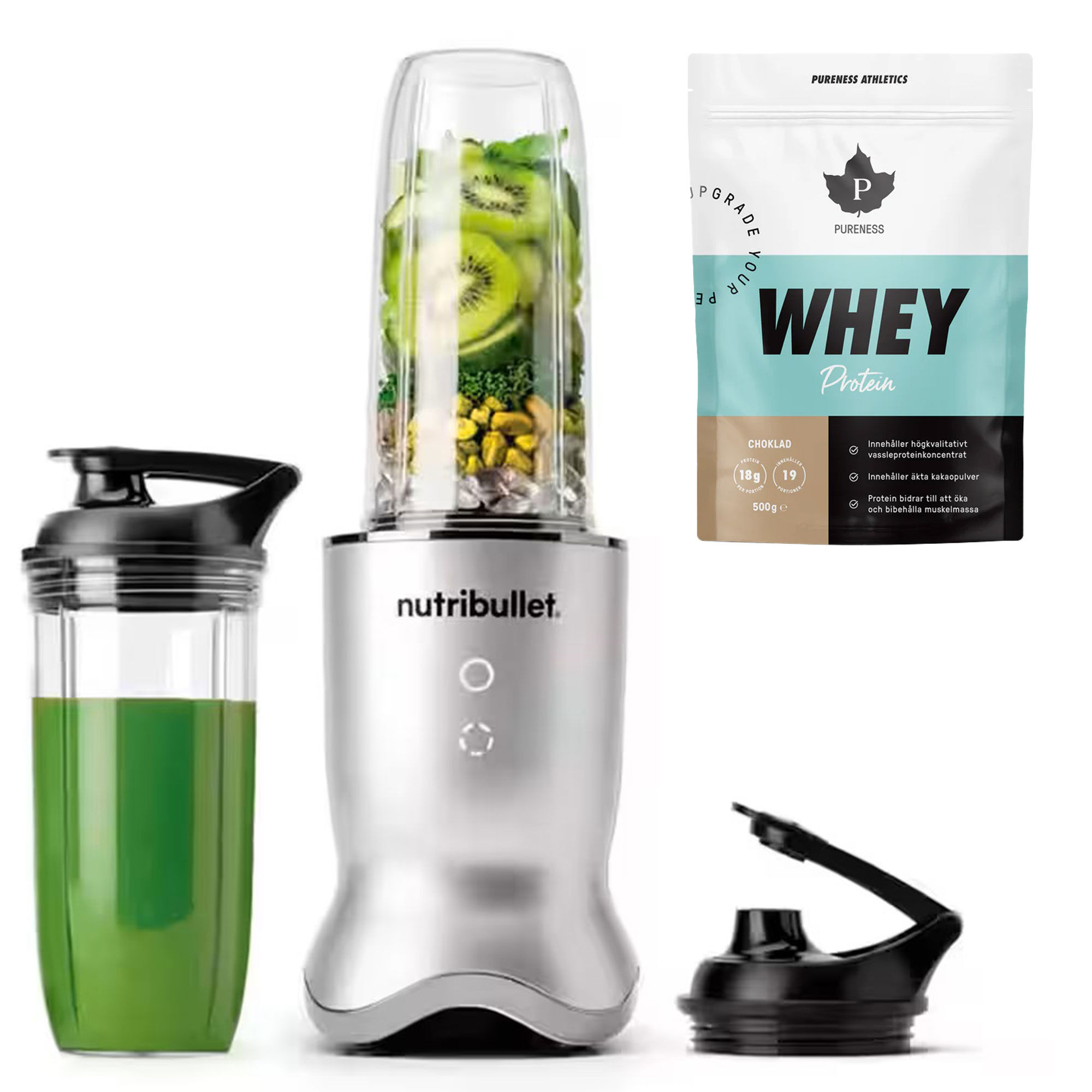 Ultra Nb1206s Personal Blender Med Proteinpulver