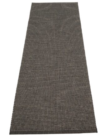 Emm Gulvtæppe 240x70 Cm  Black Linen