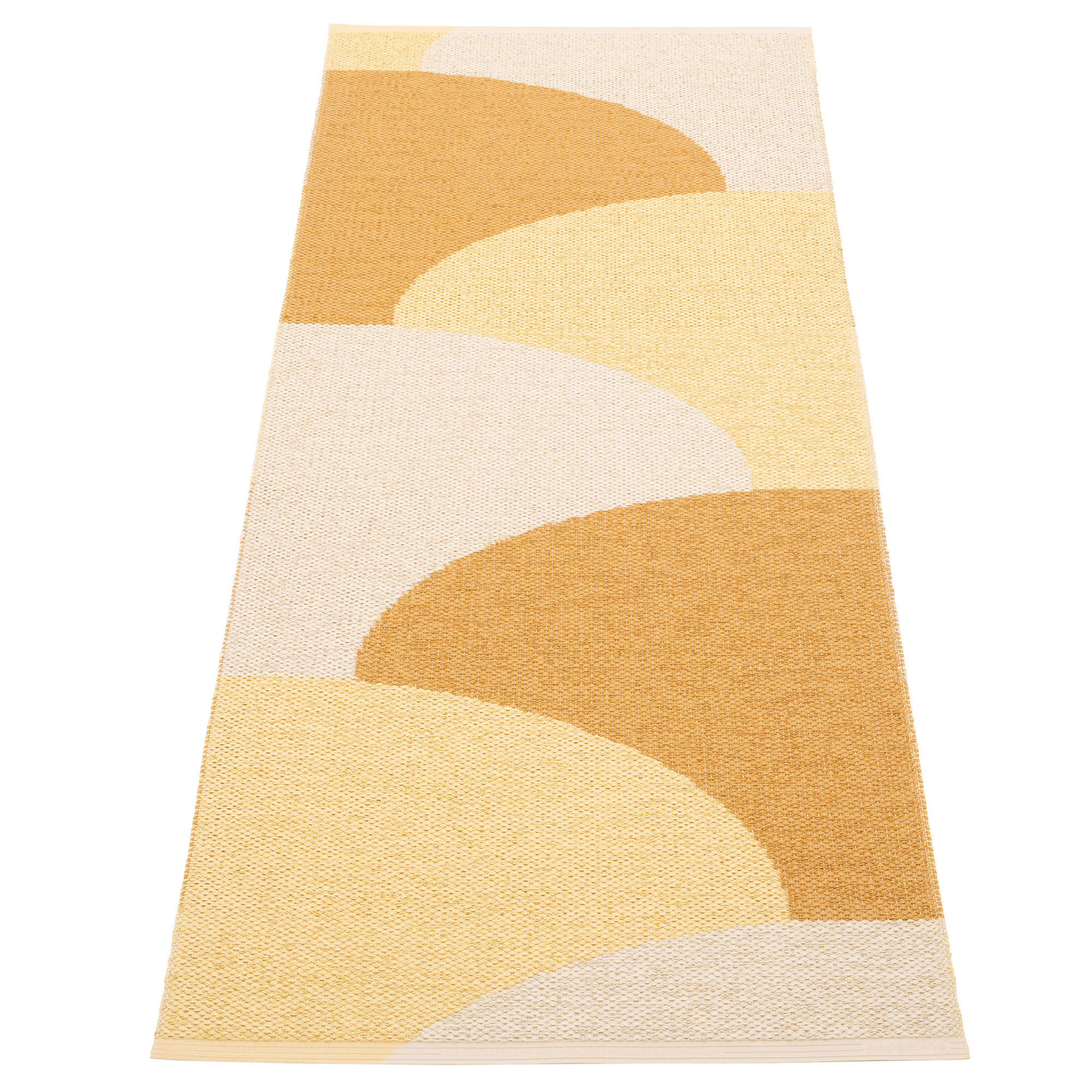 Pappelina Hill Tæppe 70x180 Cm Creme Lysgul Okker