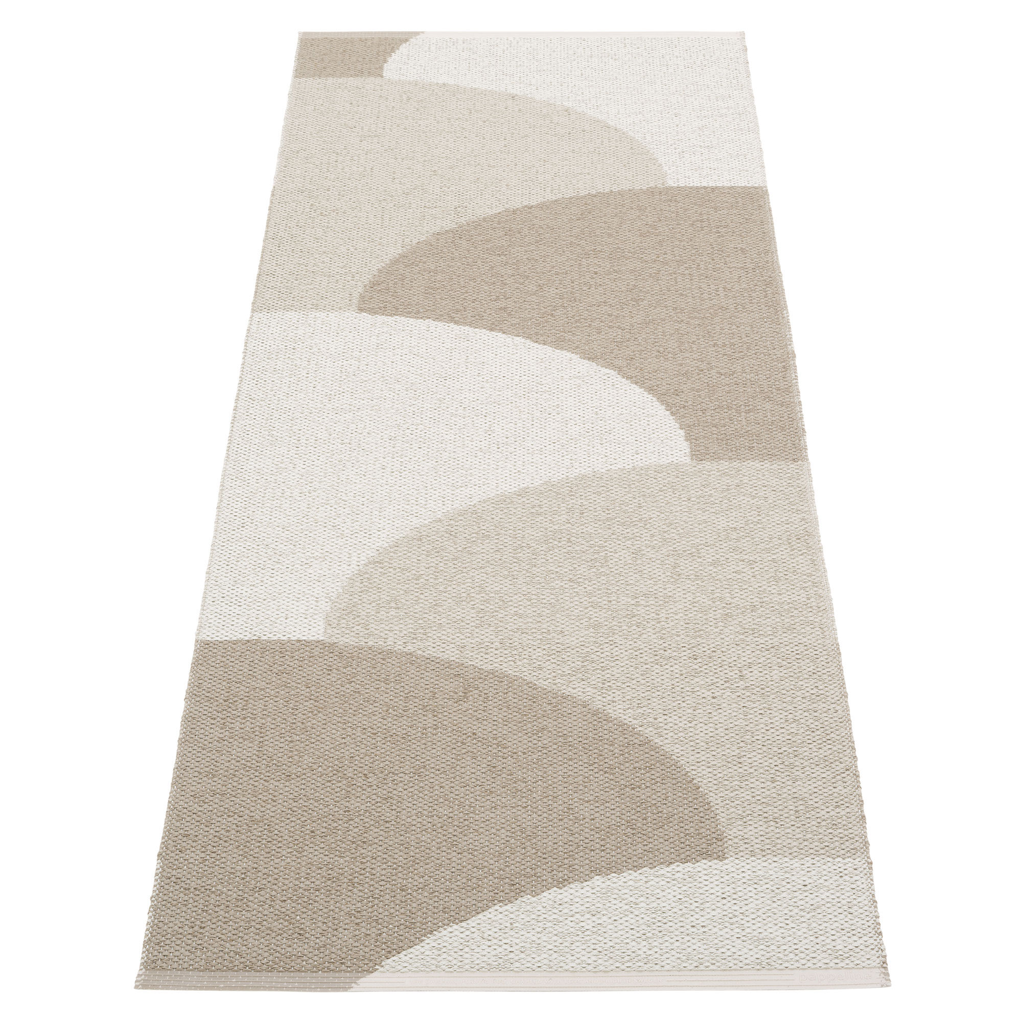 Pappelina Hill Tæppe 70x180 Cm Dark Linen Linen Fossil Grey