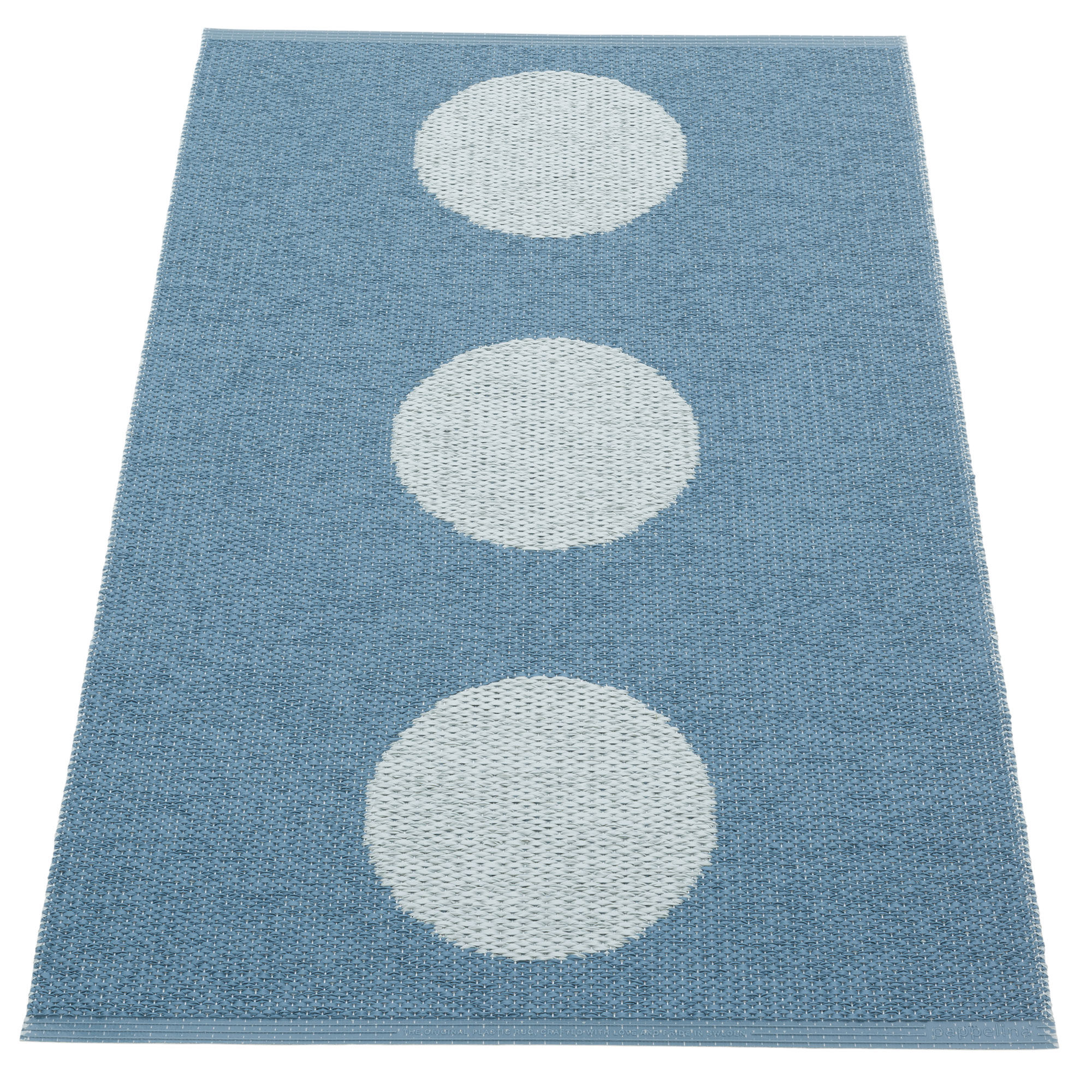 Pappelina Vera Pop Tæppe 70x120 Cm River Blue Fog
