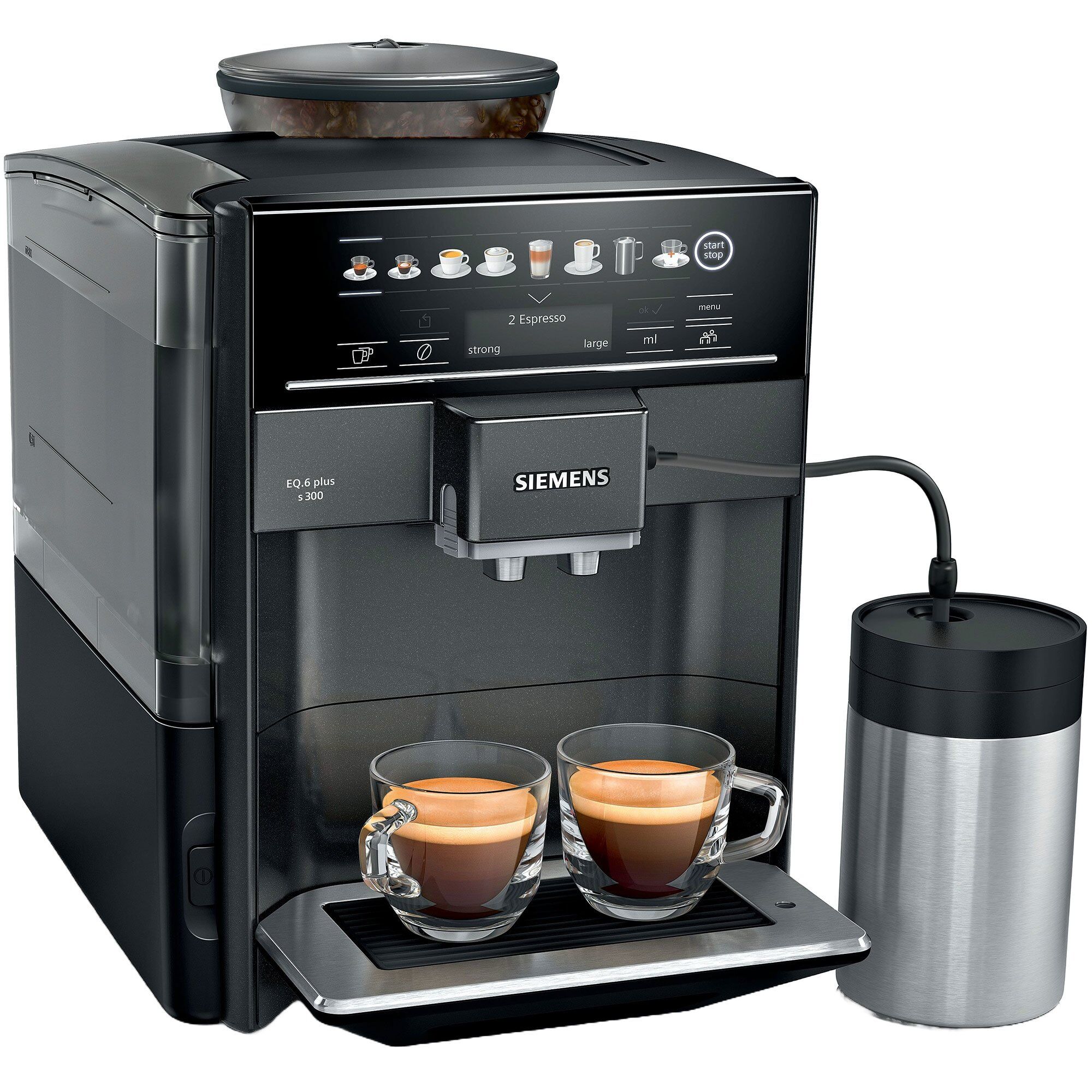 Eq6 Plus Kaffemaskine Sort