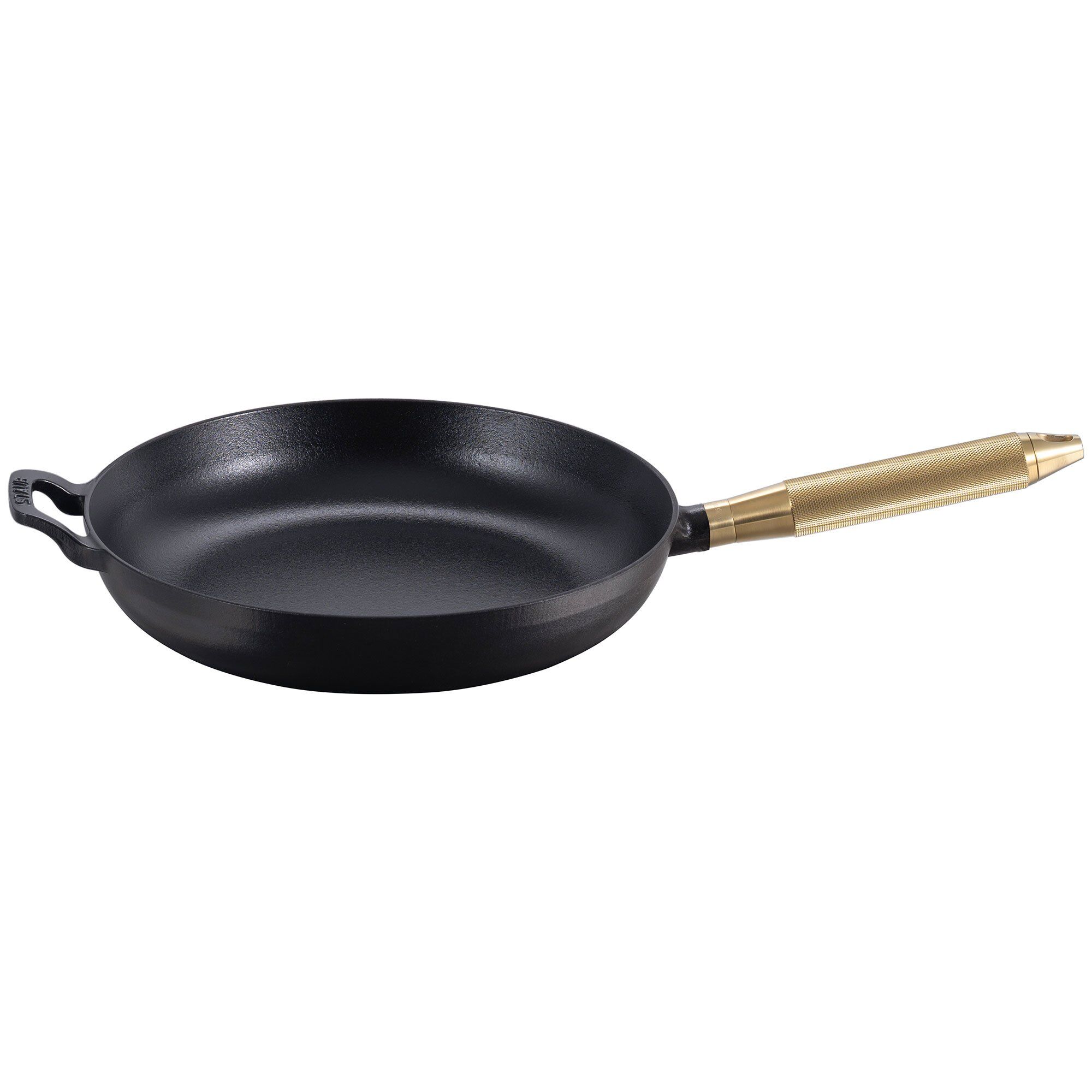 Buster Punch Stegepande Rund 28 Cm Messinghåndtag