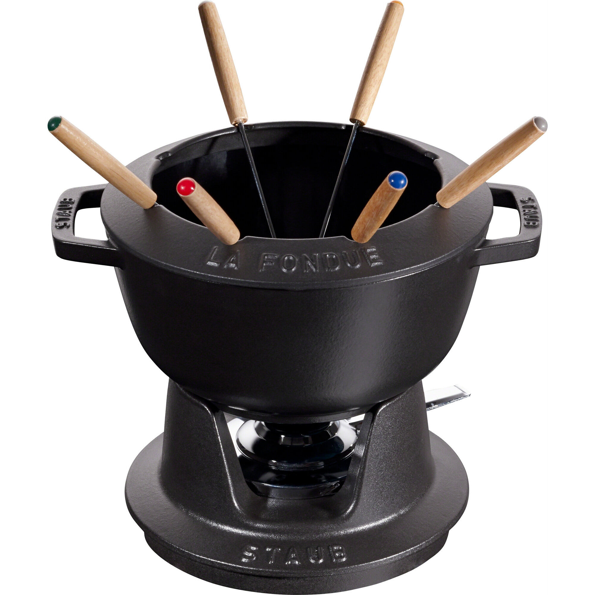 Fonduesæt 20 Cm Sort Med Blank Inderside