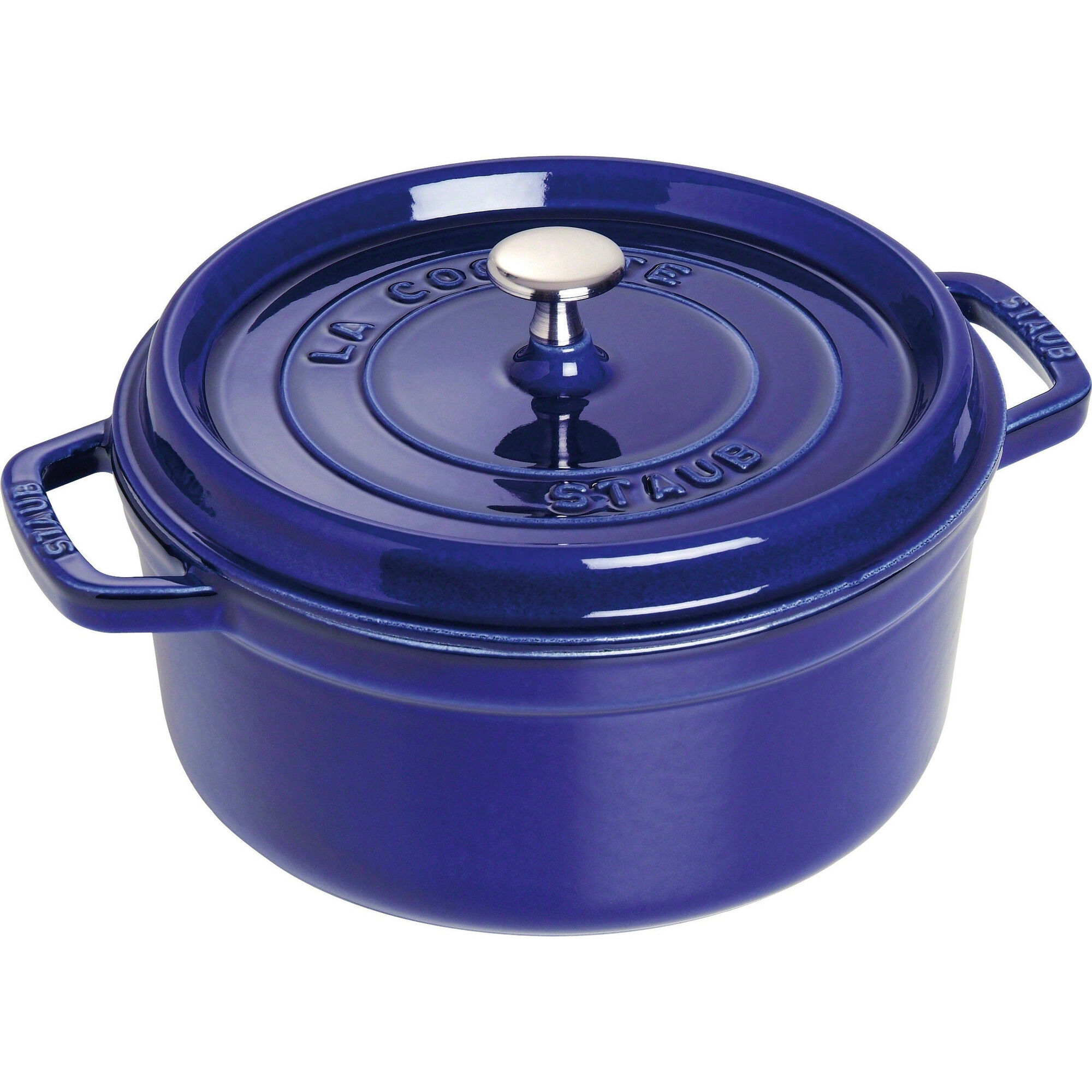 Rund Gryde 24 Cm Liter Blå