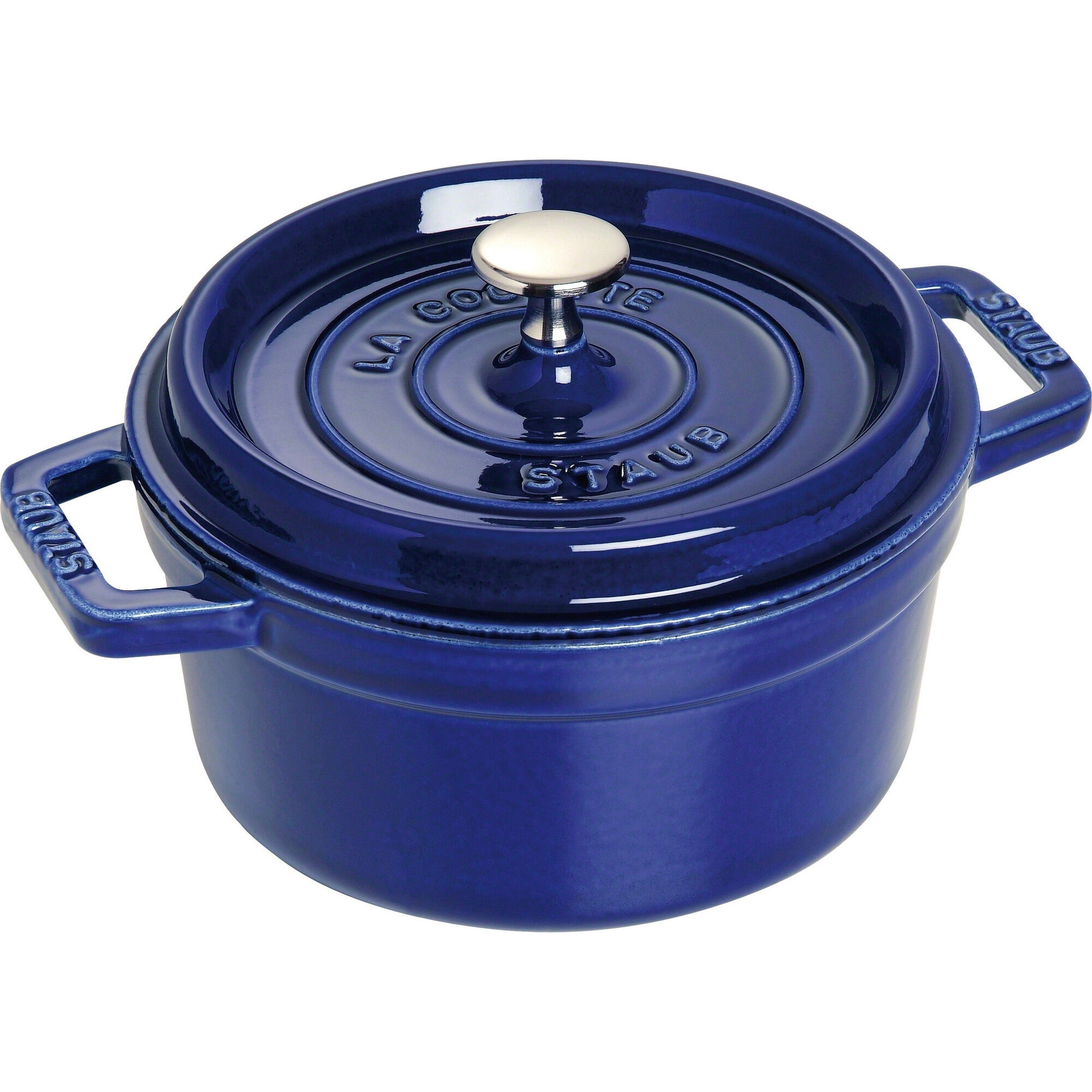 Rund Gryde 22 Cm Liter Blå