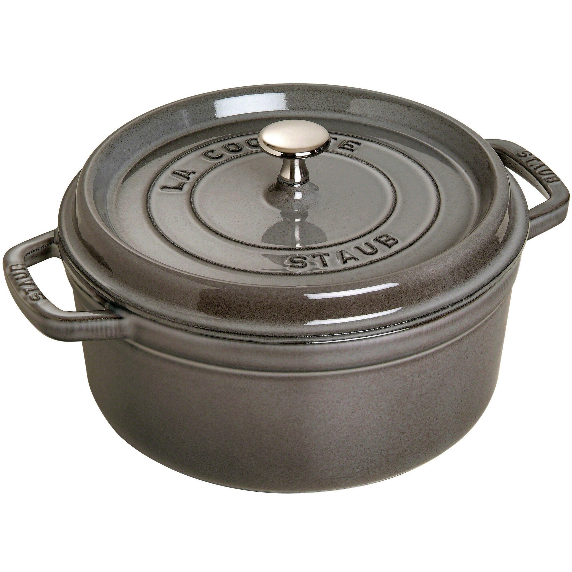 Rund Gryde 26 Cm Liter Grafitgrå