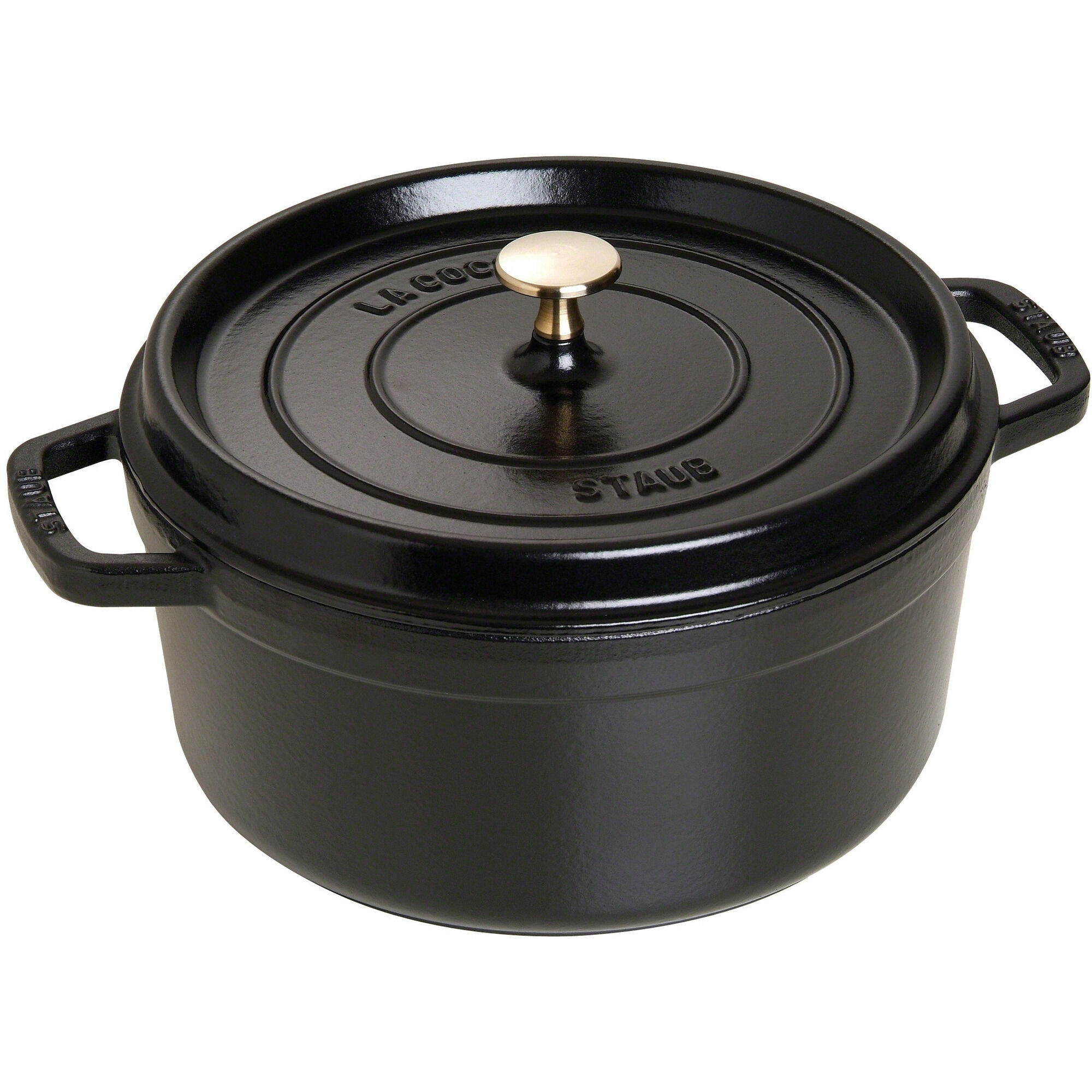 Rund Gryde 26 Cm Liter Sort