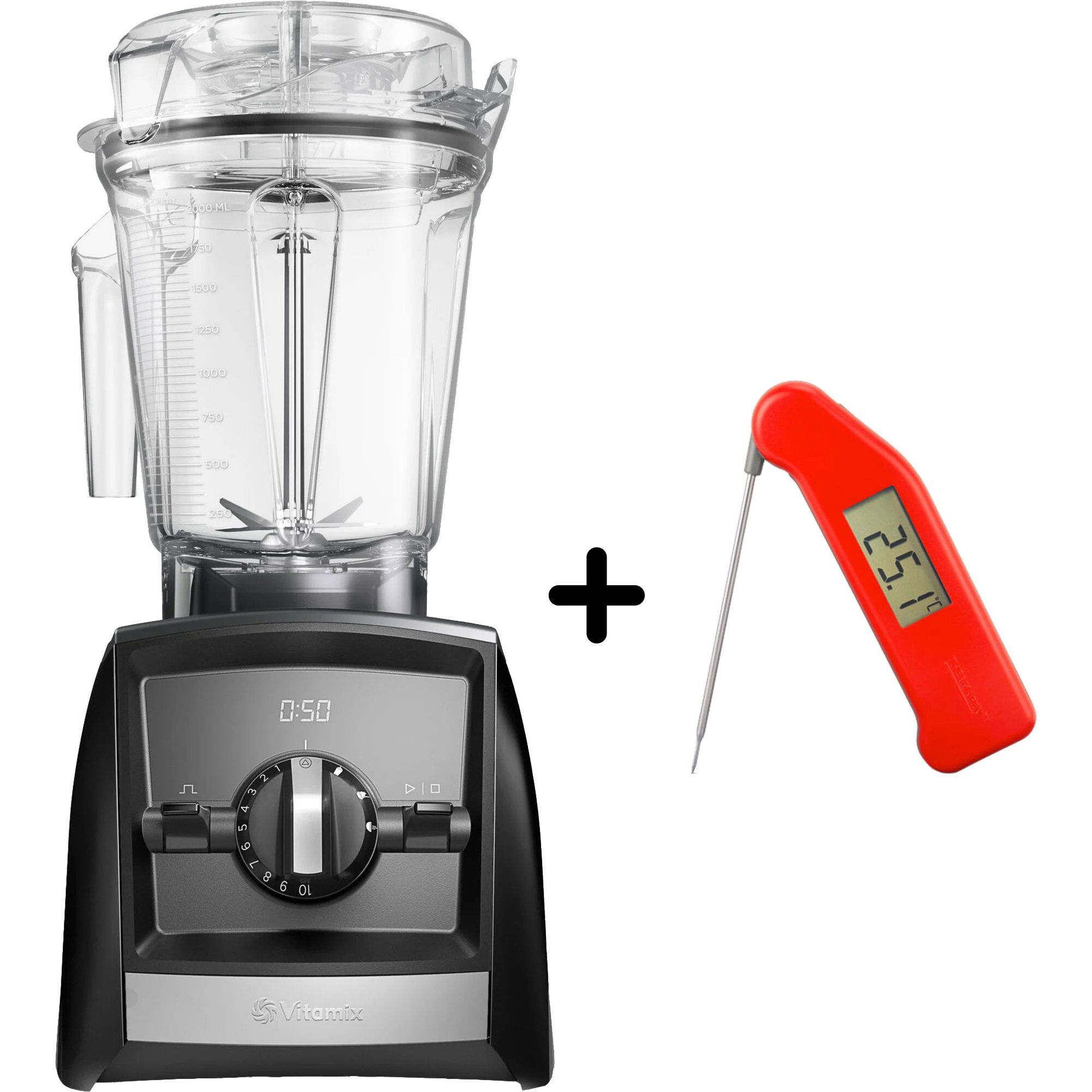 A2500i Ascent Blender Sort Thermapen Eti Classic Termometer Rød