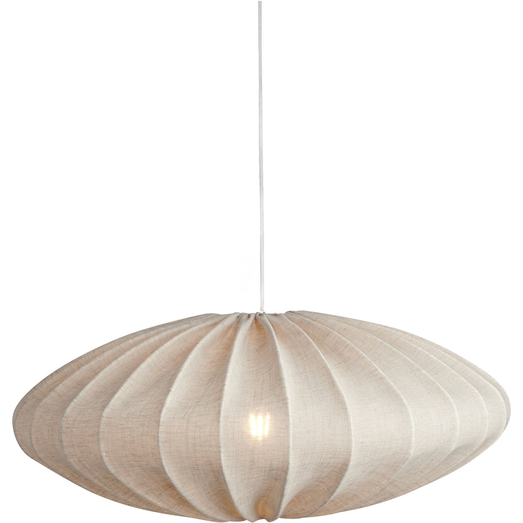 Ellipse Loftslampe 65 Cm Hør Natur