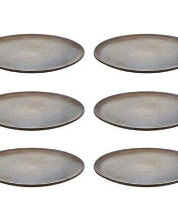 Raw Frokosttallerken 23 Cm  Metallic Brown    Stk