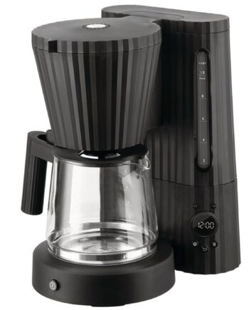 Plissé Kaffemaskine  Sort