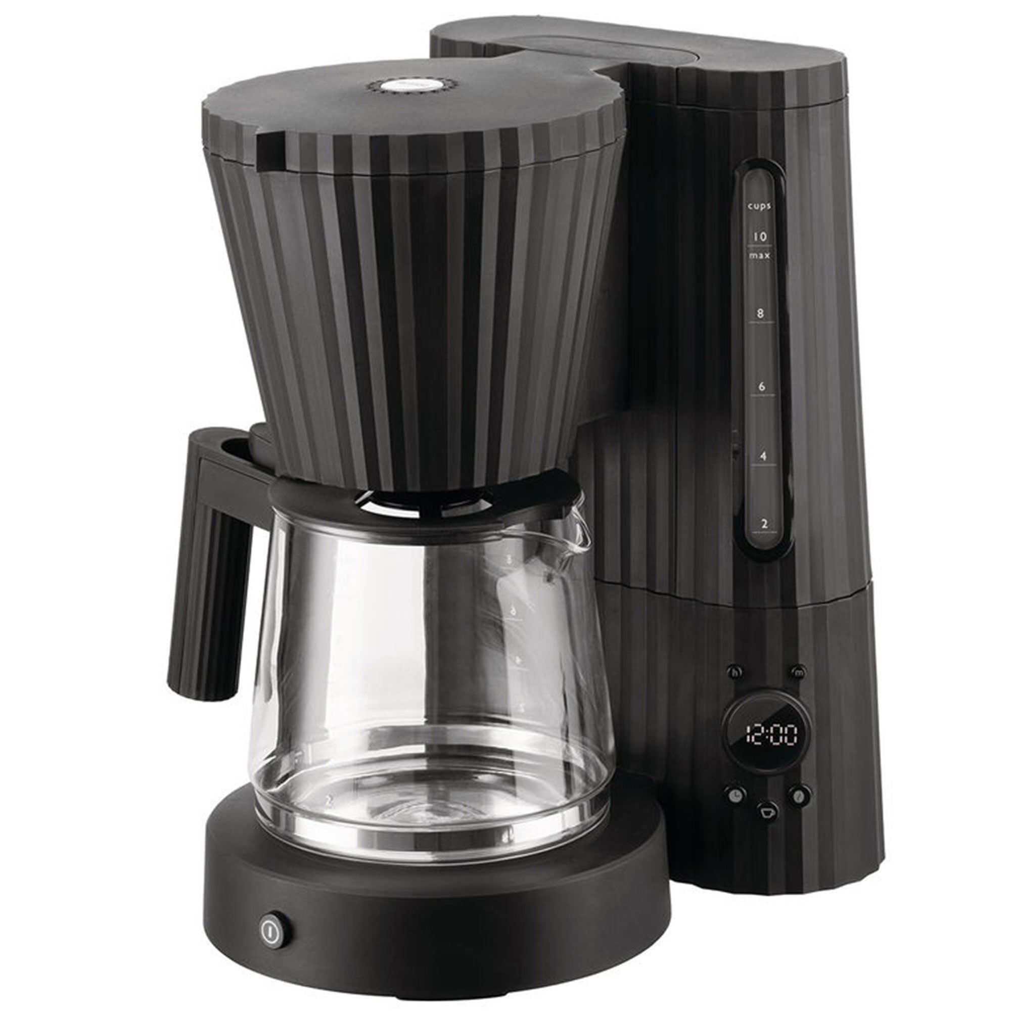 Plissé Kaffemaskine Sort