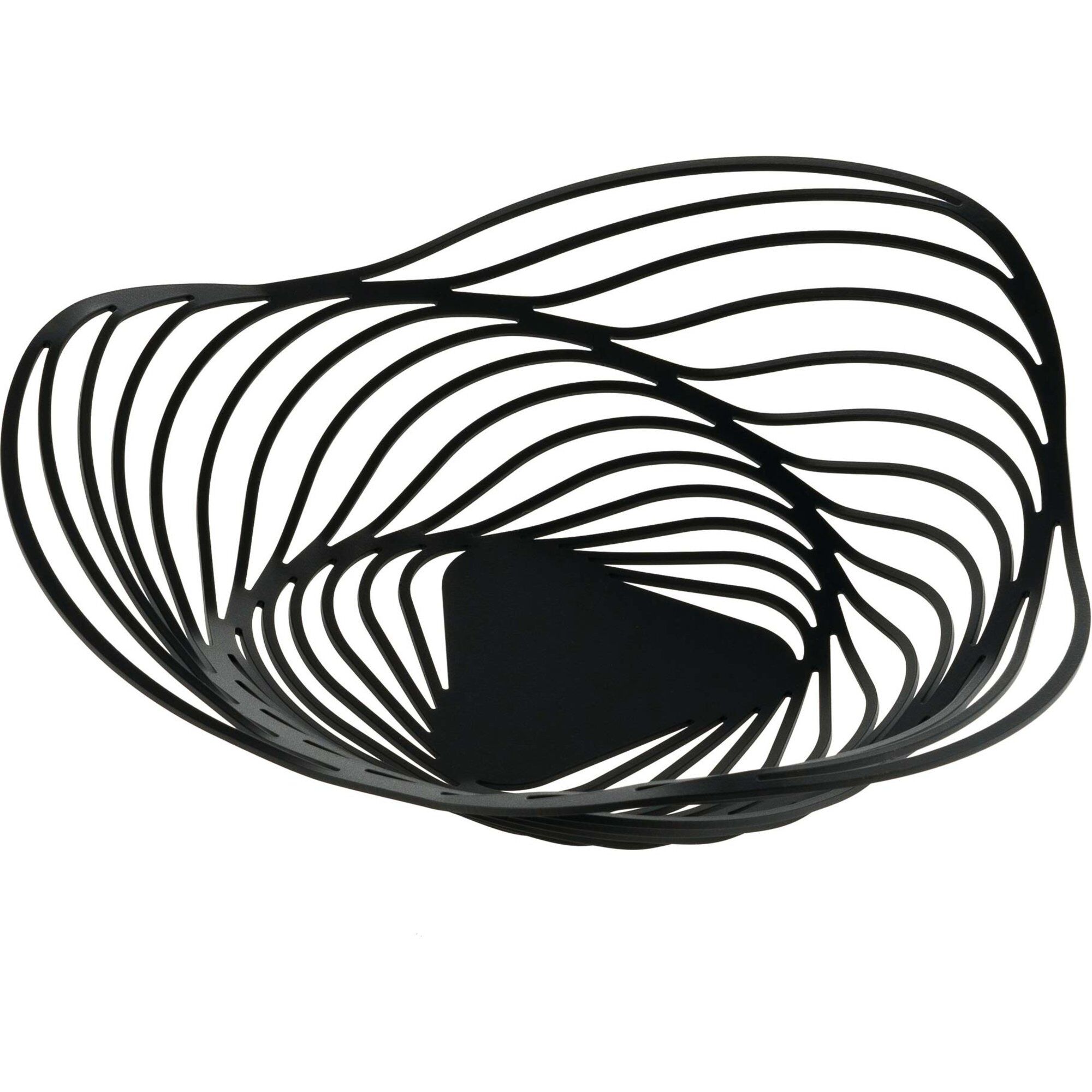 Alessi Trinity Serveringskurv Sort ø26cm