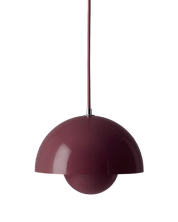 Andtradition  Tradition Flowerpot Vp1 Pendel ø23 Cm  Dark Plum