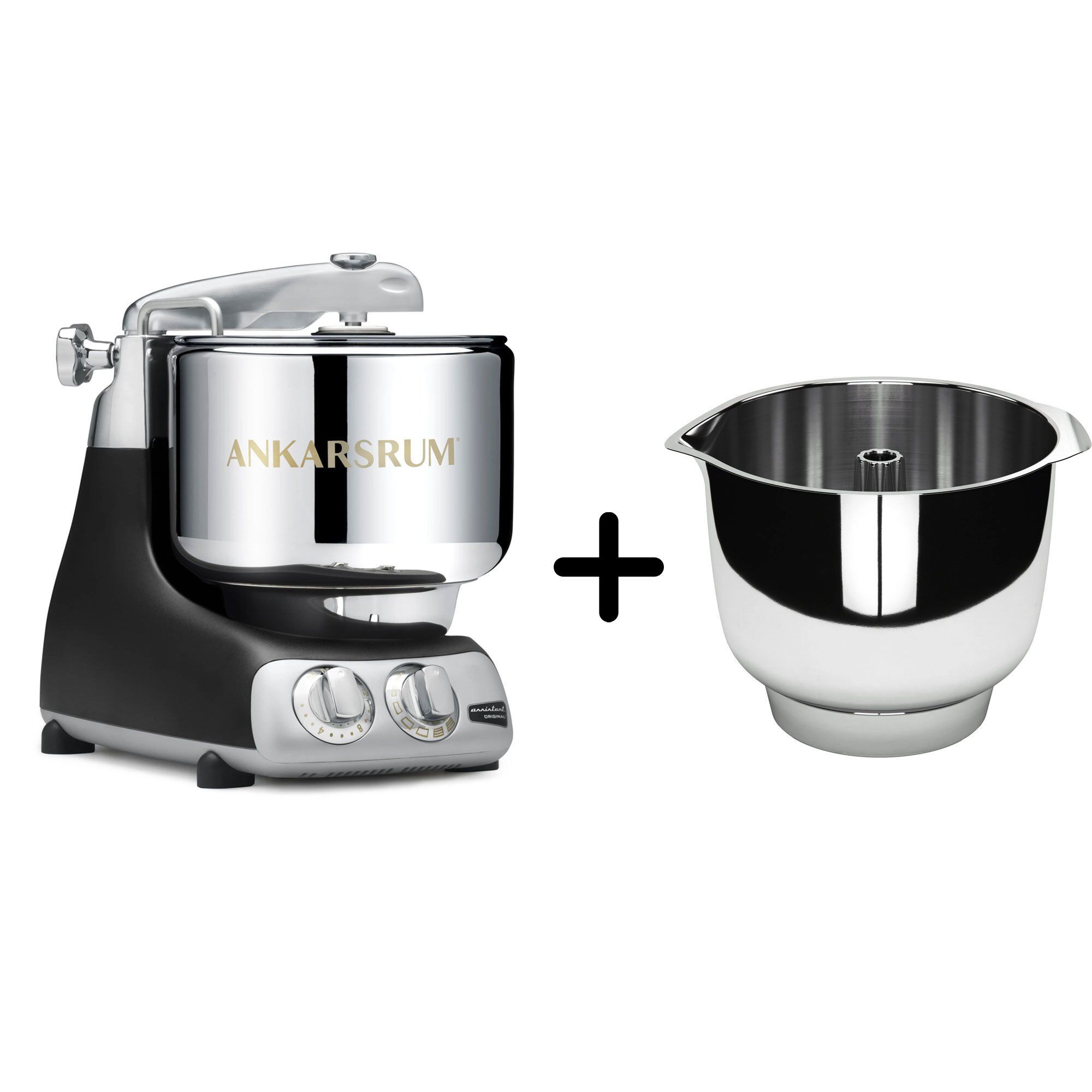 Akm 6230 Køkkenmaskine Assistent Original Piskeskål Black