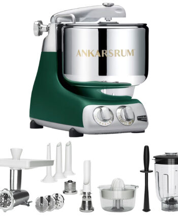 Akm 6230 Køkkenmaskine   Deluxe Pakke  Forest Green