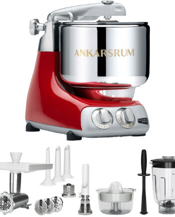 Akm 6230 Køkkenmaskine   Deluxe Pakke  Red
