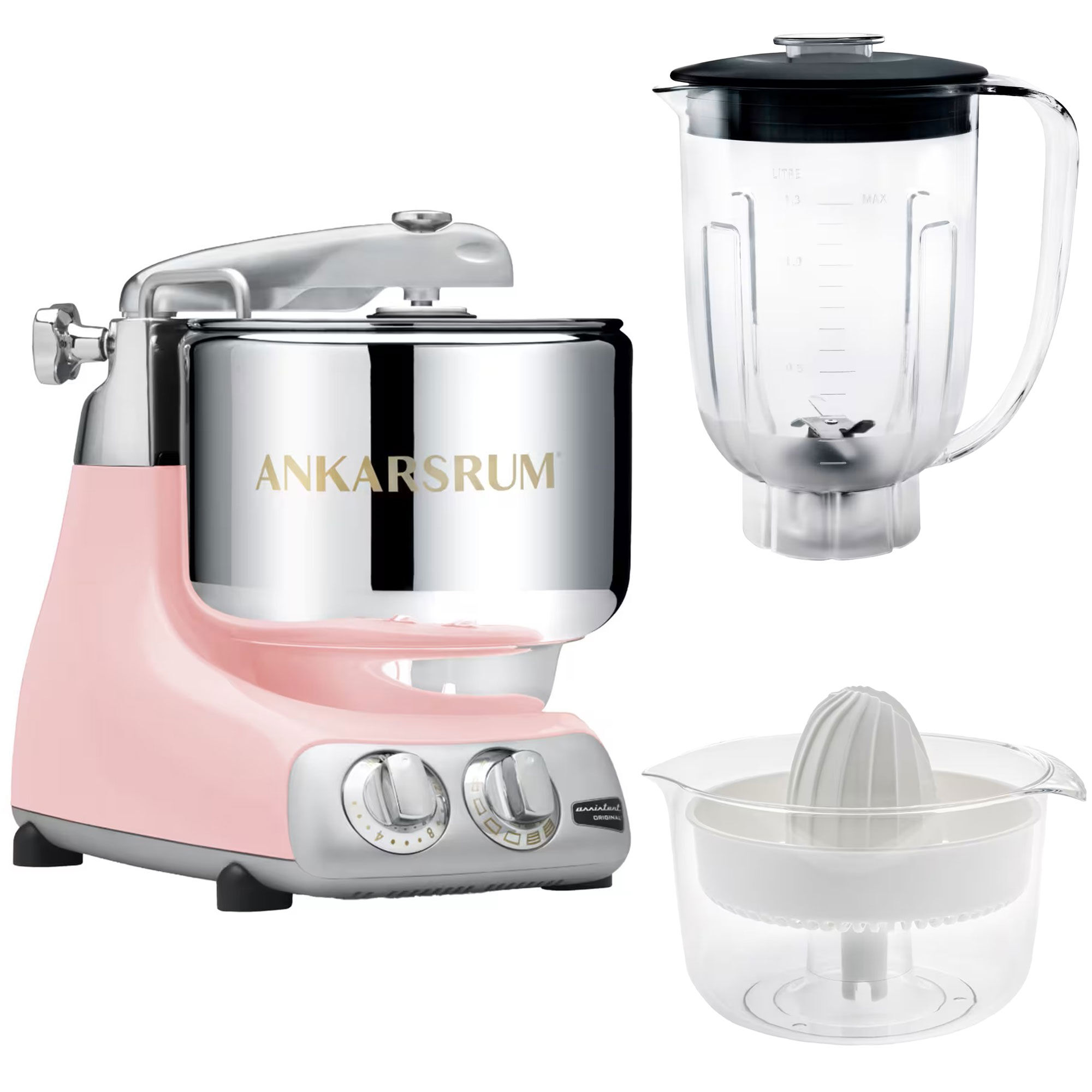 Ankarsrum Assistent Akm6230 Mixerkande Citruspresser Cloudy Pink
