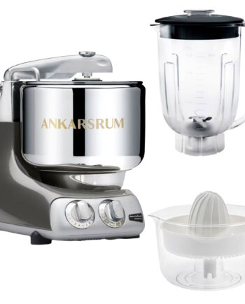 Ankarsrum Assistent Akm6230   Mixerkande Og Citruspresser  Black Chrome