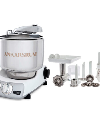 Assistent Akm 6230 Røremaskine   Komplet Kødhakker  Glossy White