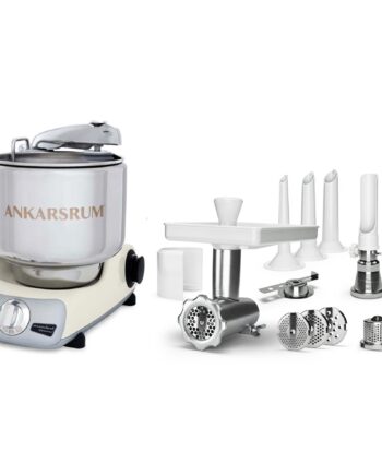 Assistent Akm 6230 Røremaskine   Komplet Kødhakker  Lys Creme