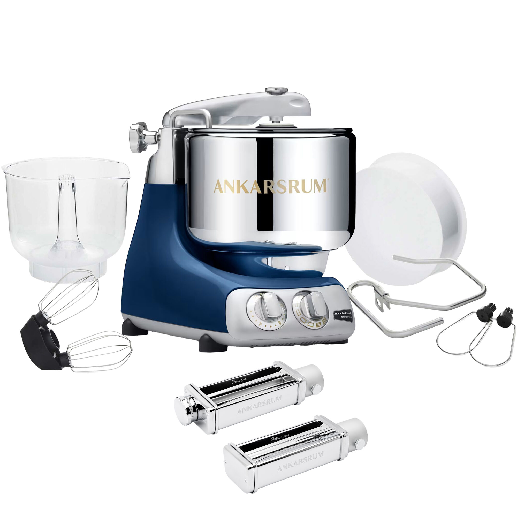 Ankarsrum Assistent Original Akm 6230 Køkkenmaskine Og Pastakit  Ocean Blue