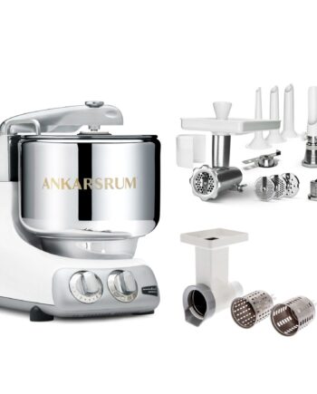 Assistent Røremaskine  Large Tilbehørspakke  Glossy White