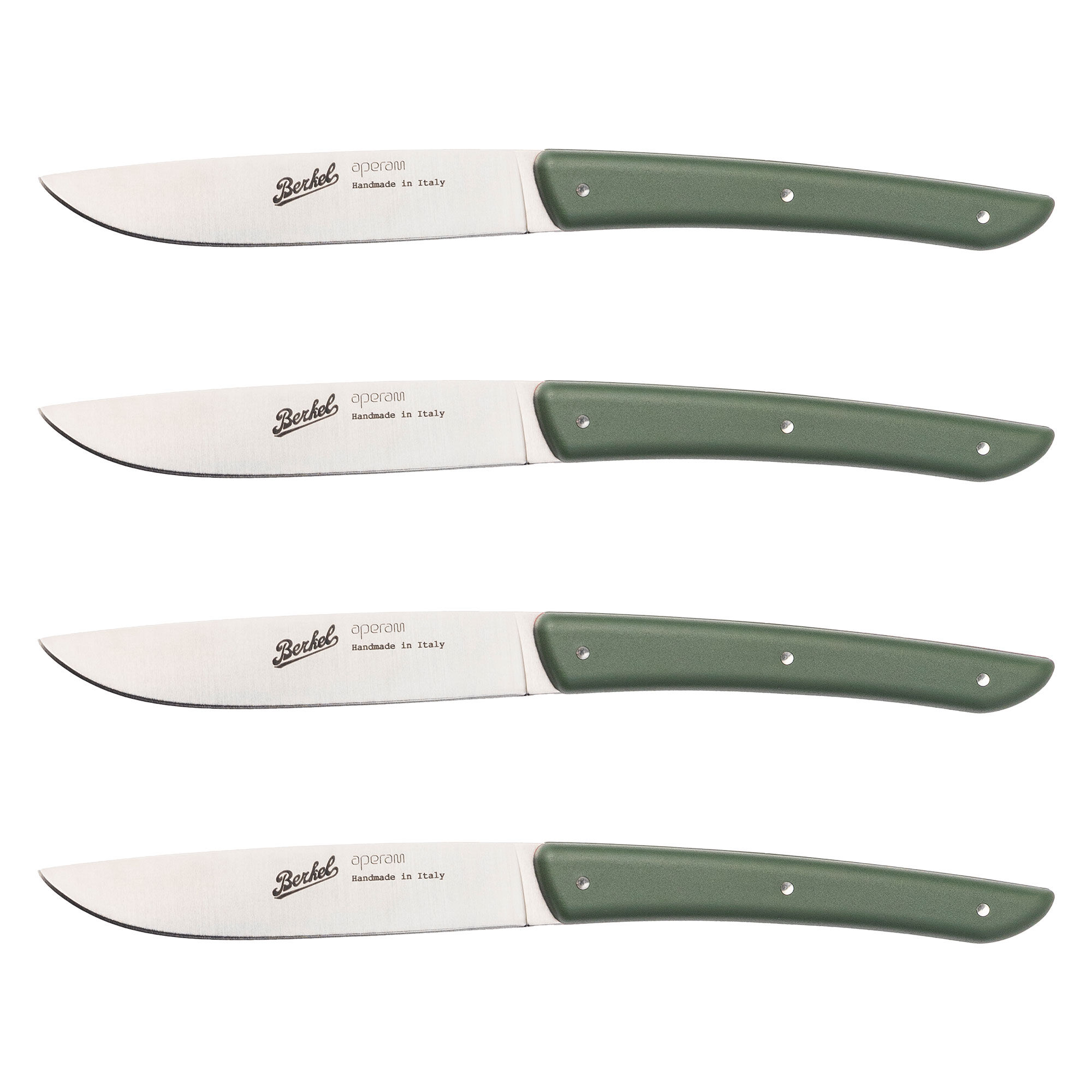 Steakkniv   Stk  Olivengrøn
