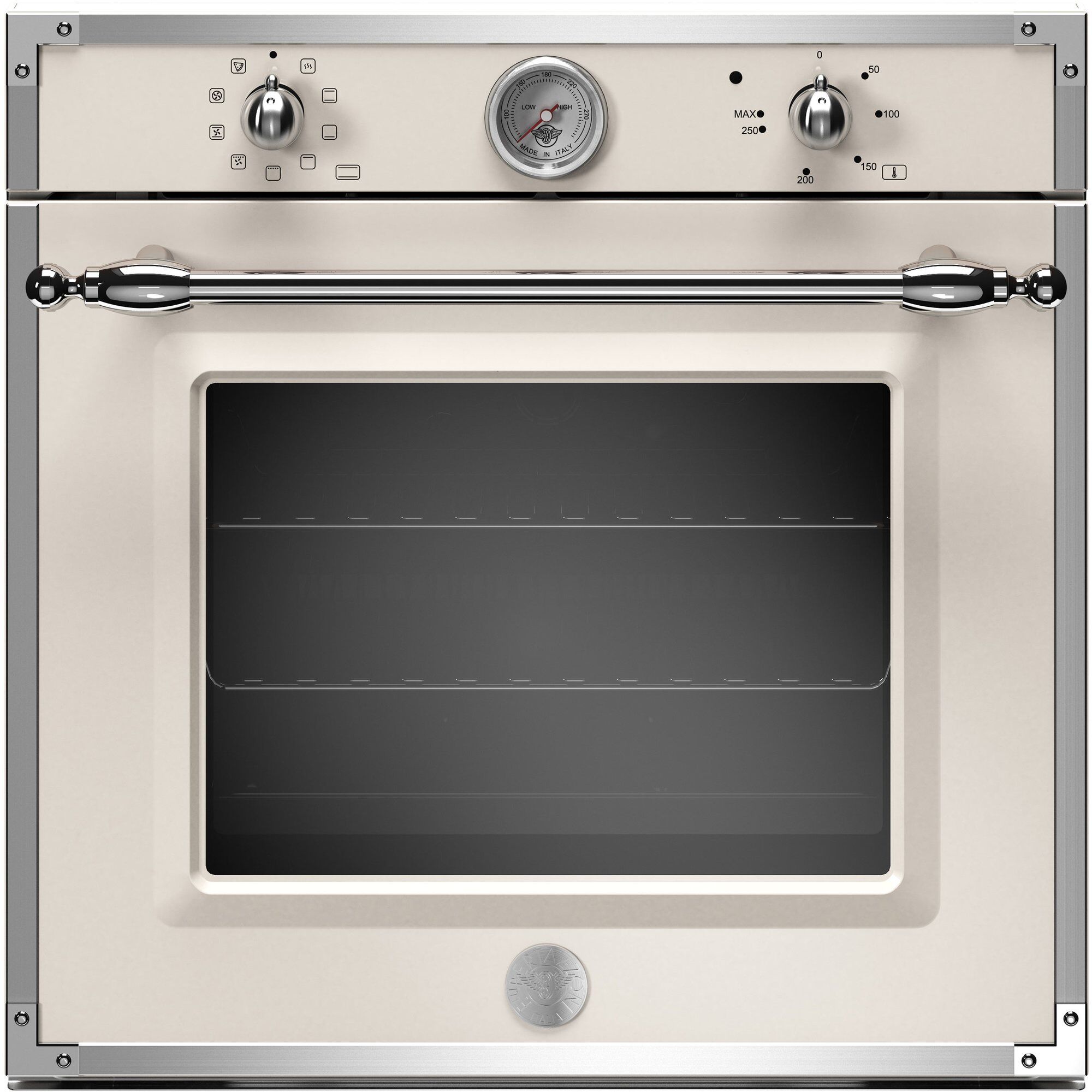 F609herekt Heritage Indbygget Ovn Elfenbenshvid Krom 60 Cm