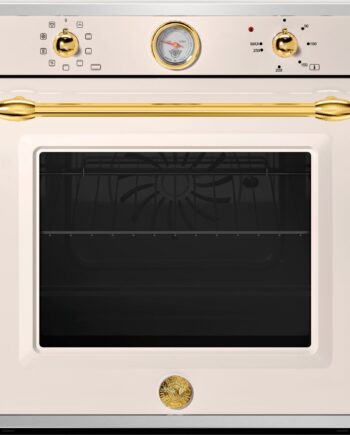 F609herektag Heritage Indbygningsovn  60 Cm  Elfenbenshvid Guld