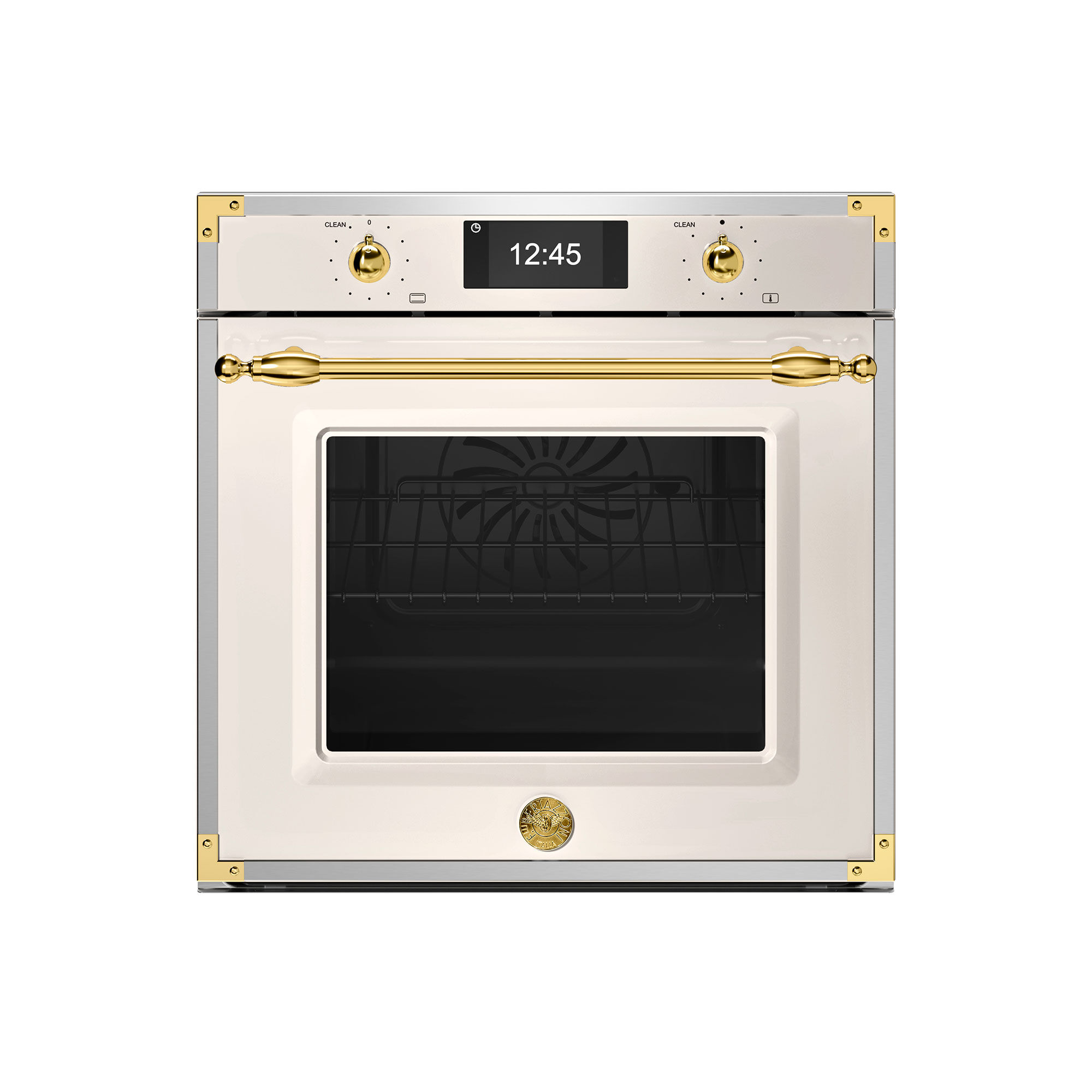 Fher6117ctag3 Heritage Dampovn Med Pyrolyse 80 Liter  Elfenbenshvid Guld