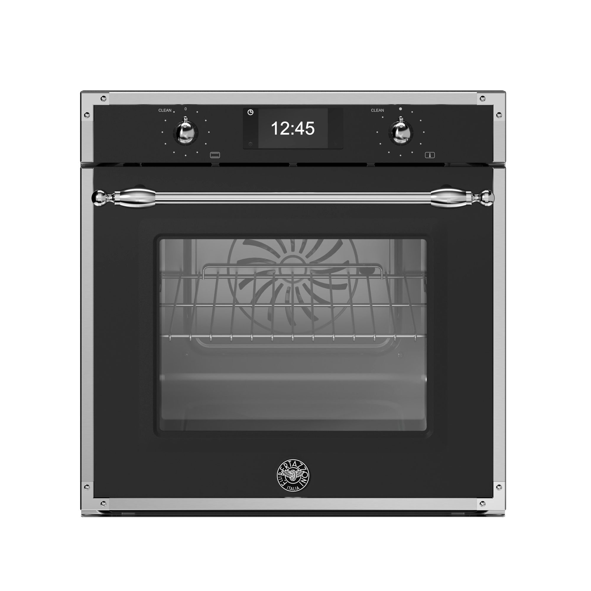 Fher6117ctnx3 Heritage Dampovn Pyrolyse 80 Liter  Mattsort Krom