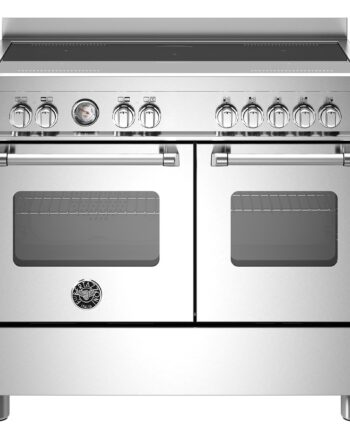 Bertazzoni Mas105i2ext Master Induktionskomfur Med Dobbeltovn  100 Cm  Rustfrit Stål