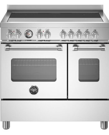 Mas95i2ext Master Induktionskomfur Med Dobbeltovn  90 Cm  Rustfrit Stål