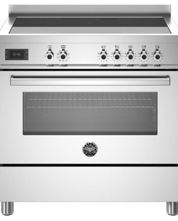Bertazzoni Pro95i1ext Professional Induktionskomfur Med Ovn  90 Cm  Rustfrit Stål