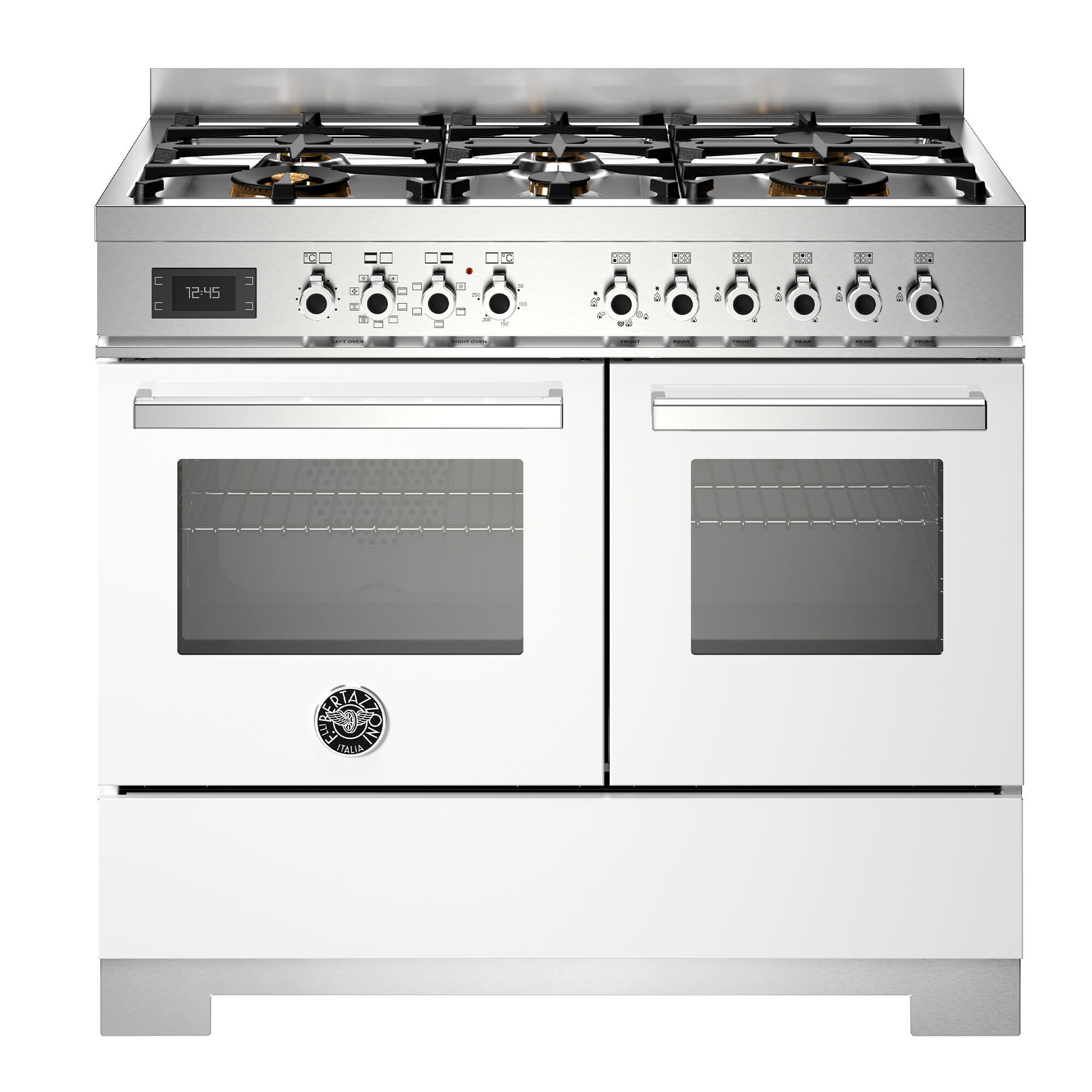 Bertazzoni Pro106l2ebit2 Professional Gaskomfur 100 Cm Med   Brændere Og   Ovne  Hvid