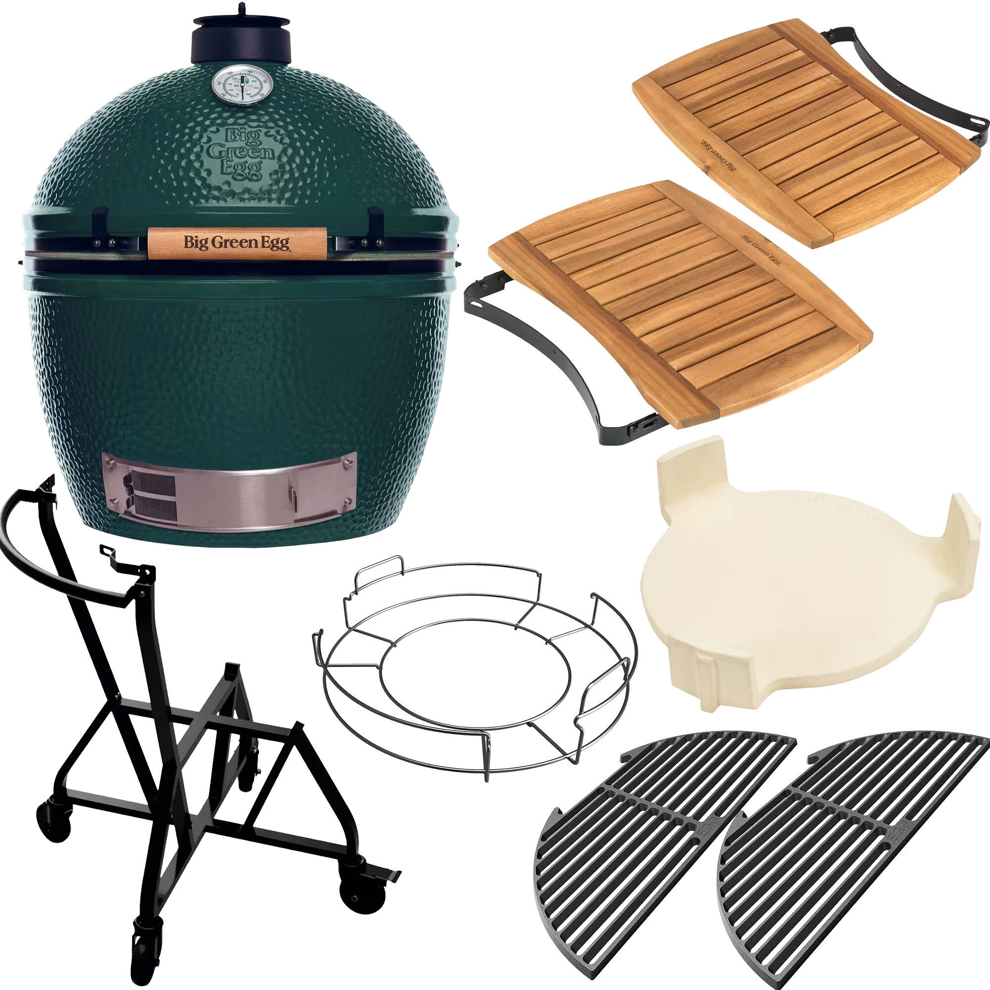 Big Green Egg Kulgrill   Masterset Med Sidebord