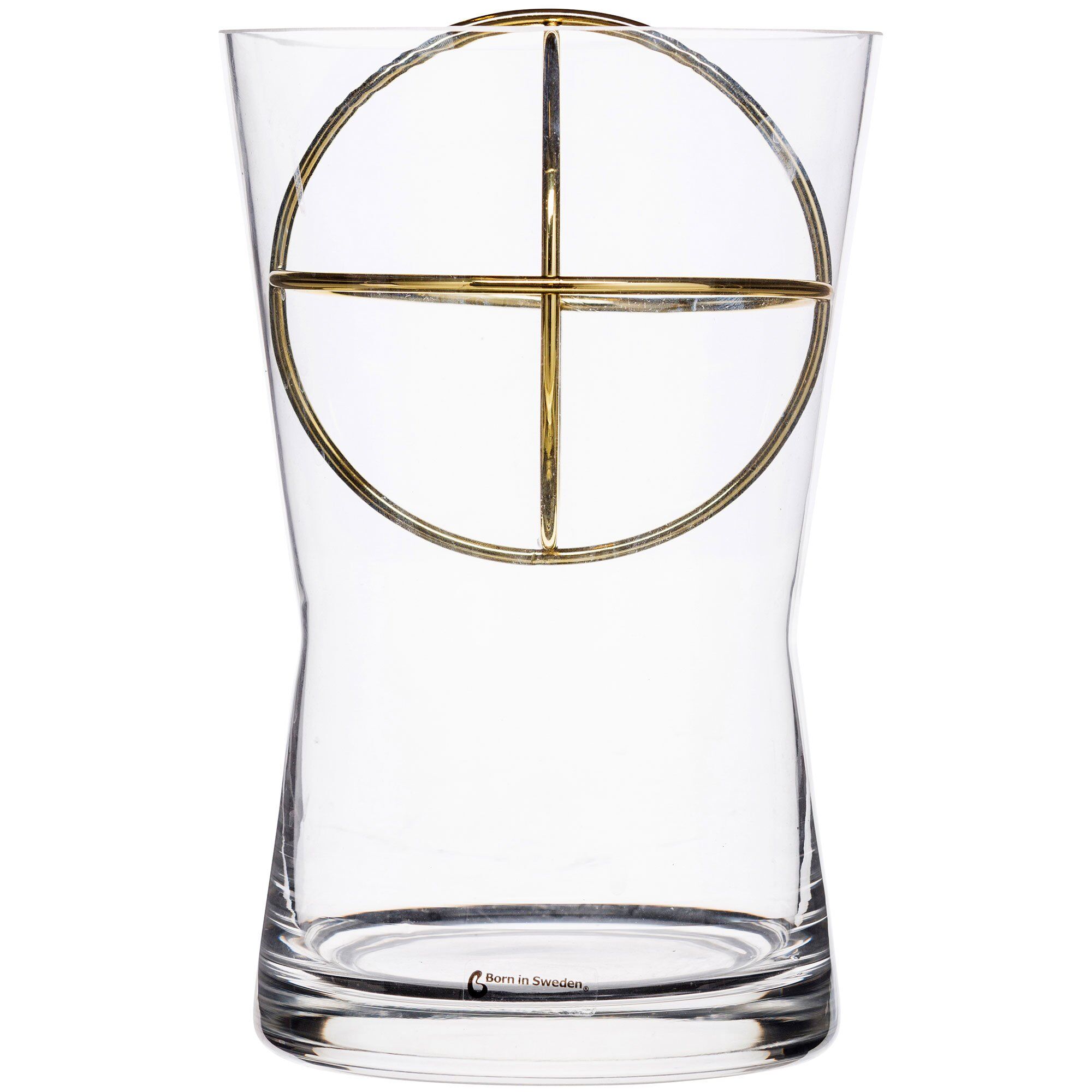 Born In Sweden Sphere Vase Medium Guld