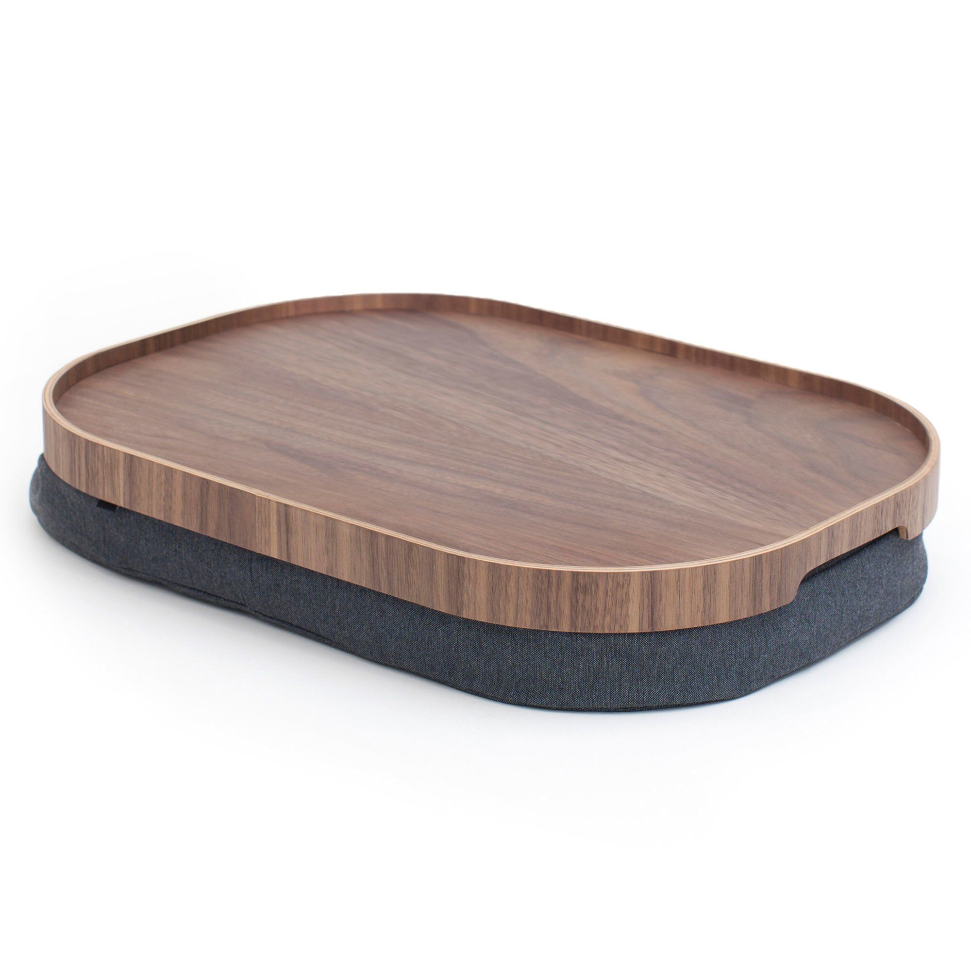 Bosign Curveline Serveringsbakke Anti-slip Large Valnød