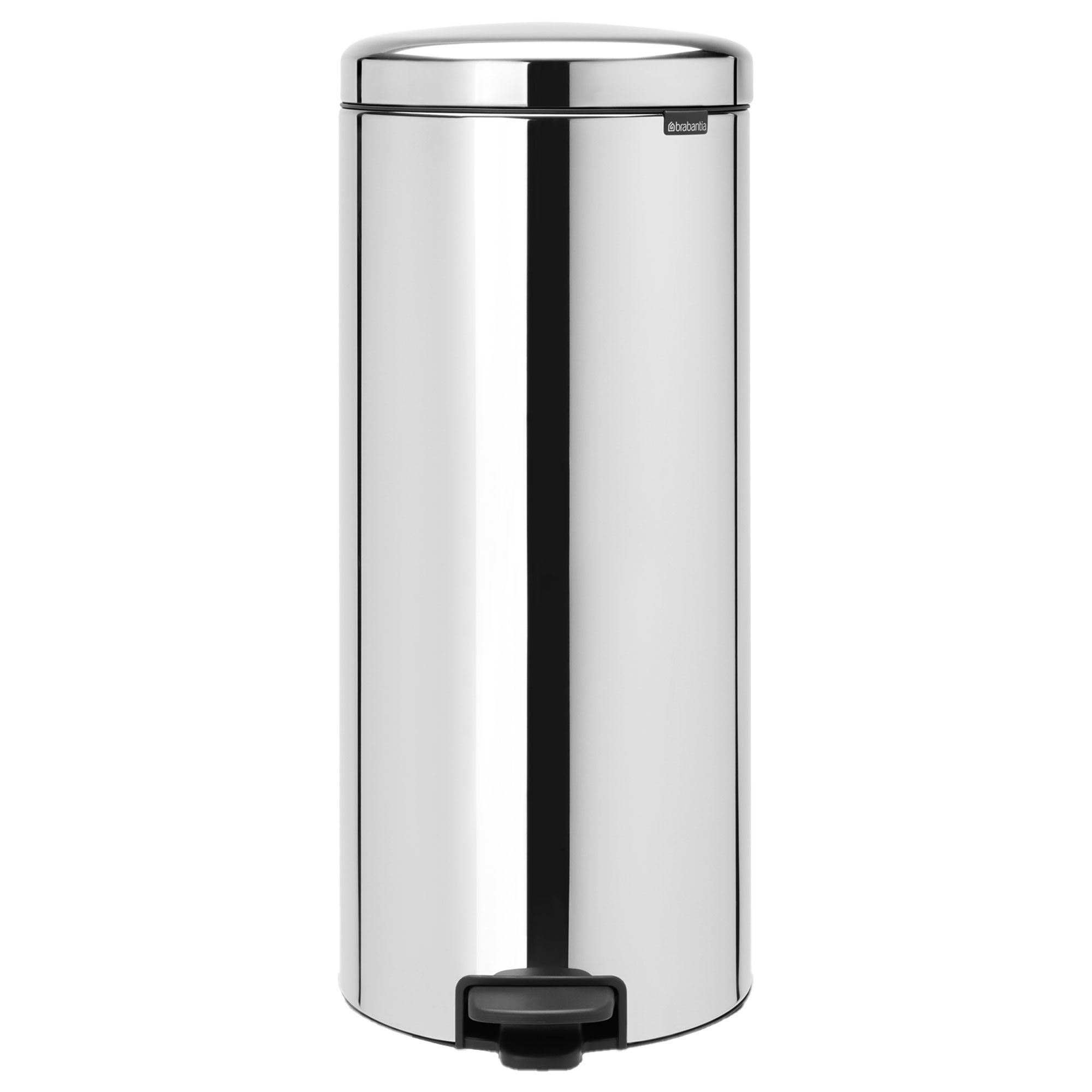 Brabantia Newicon Pedalspand 30 Liter  Blankpoleret Stål
