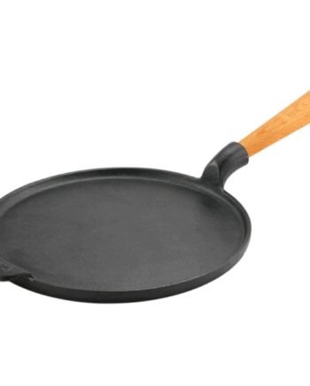 Carl Victor Pandekagejern   Støbejern 23 Cm  Håndtag   Bøg