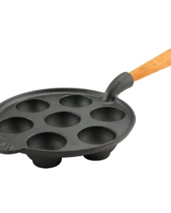 Carl Victor æbleskivepande Af Støbejern 21 Cm