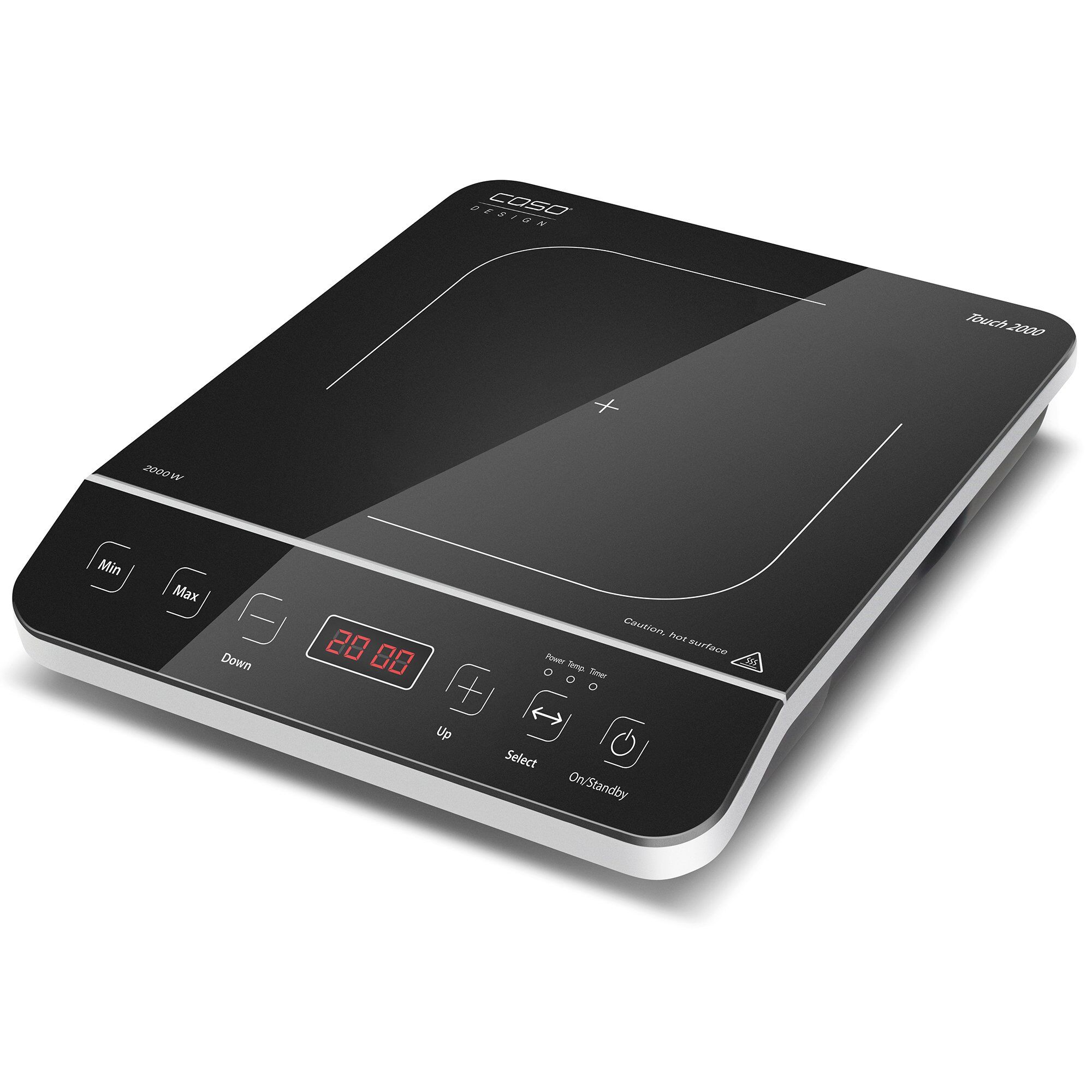 Caso Touch 2000 Induktionskogeplade Sort